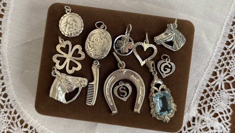 Vintage Silver Charms & Chains