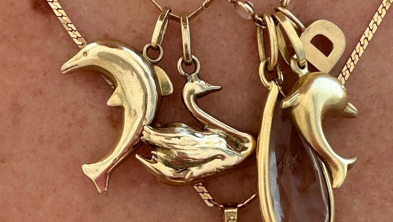 Vintage Gold Charms & Chains