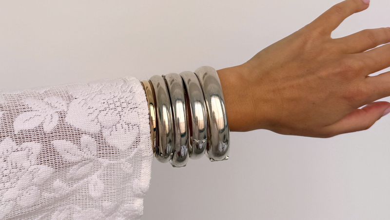 Vintage Silver Bracelets & Earrings