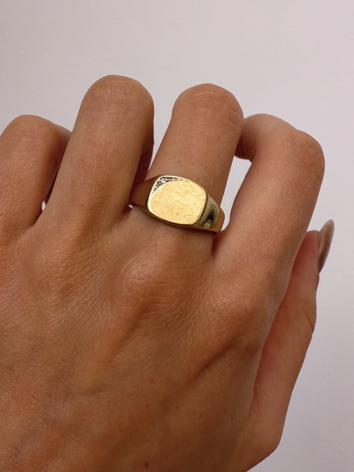 Signet Ring Vintage Gold