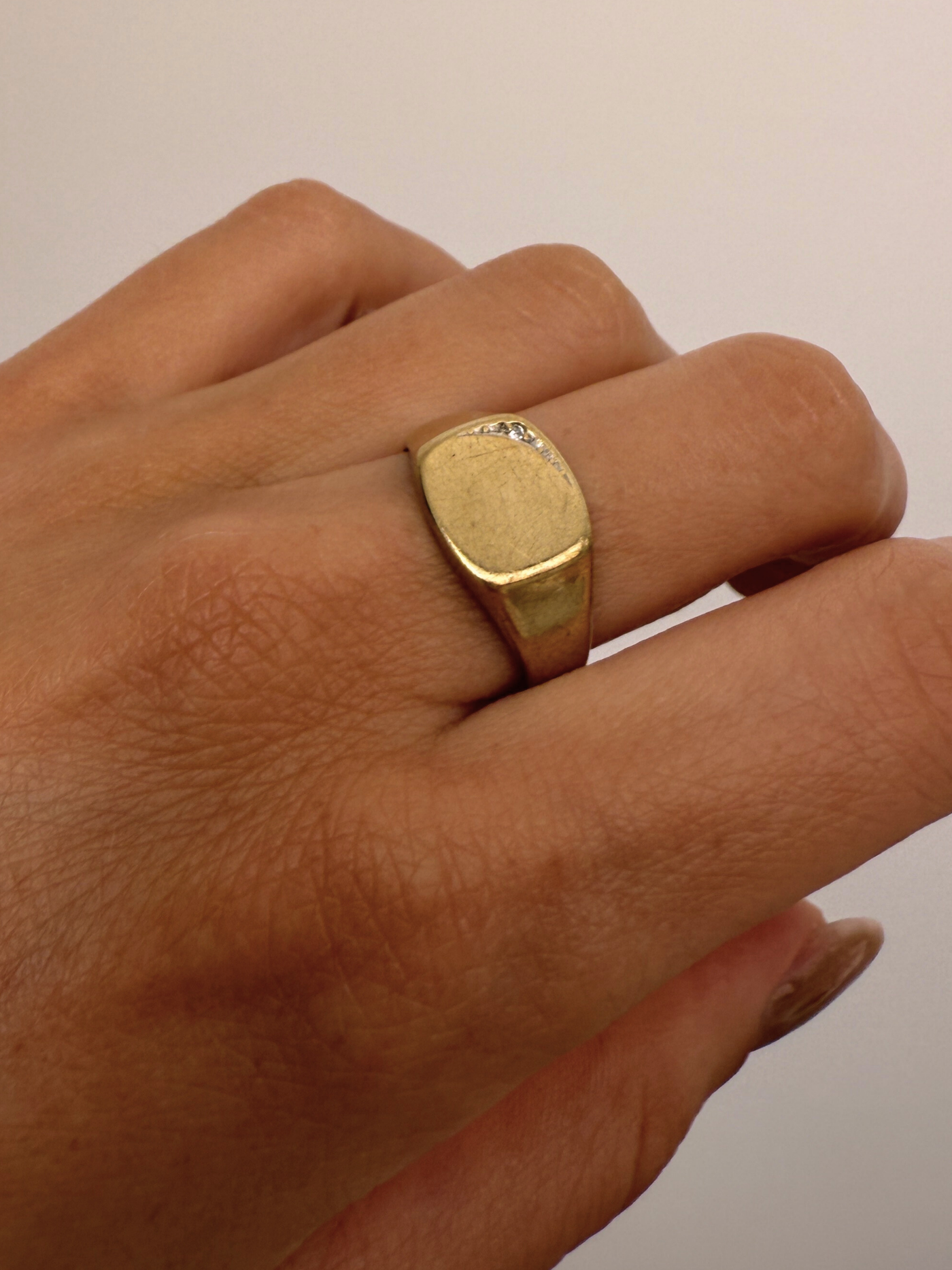 Signet Ring Vintage Gold