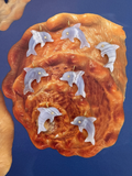 Dolphin Talisman Charm Lace Agate