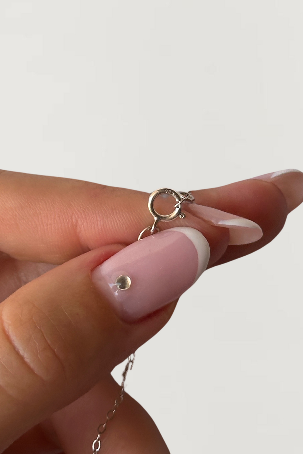 Cowboy Boot Necklace Silver