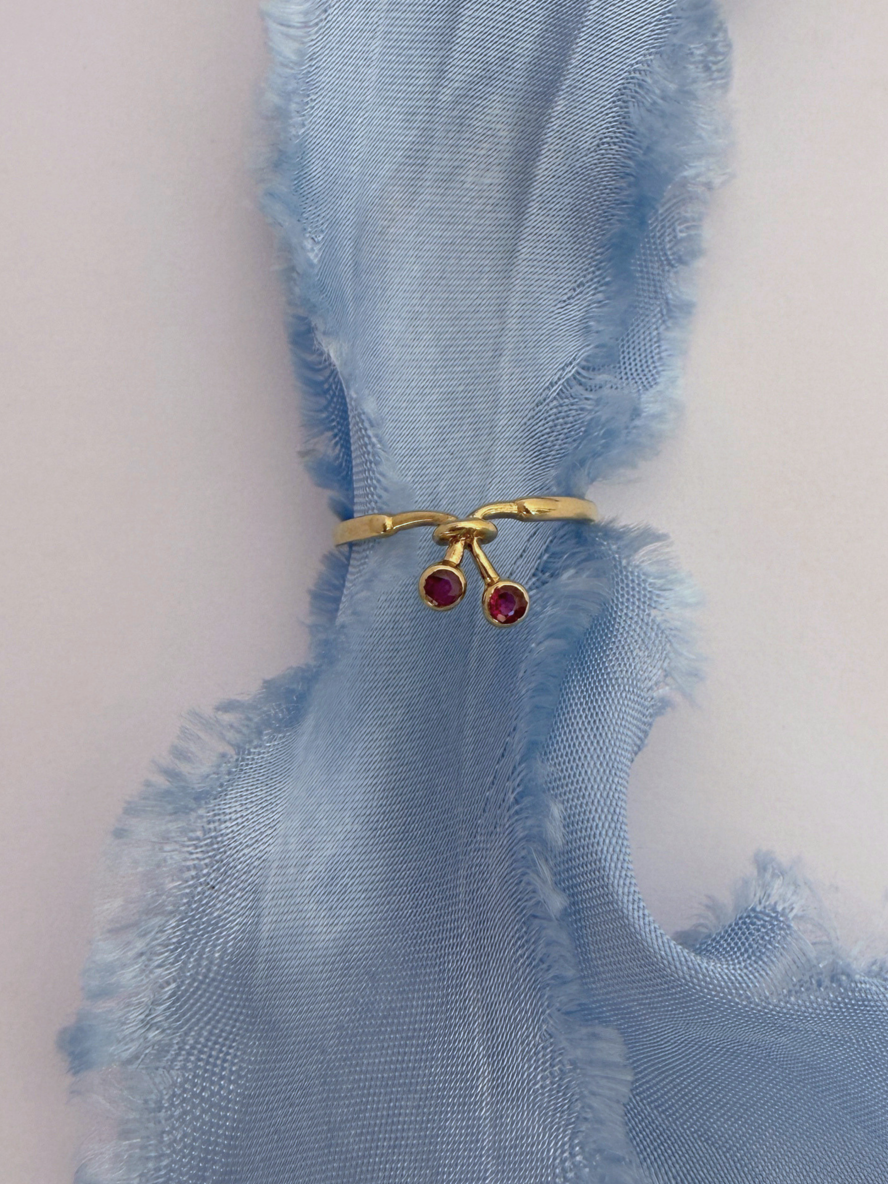 Cherry Ring Vintage Gold