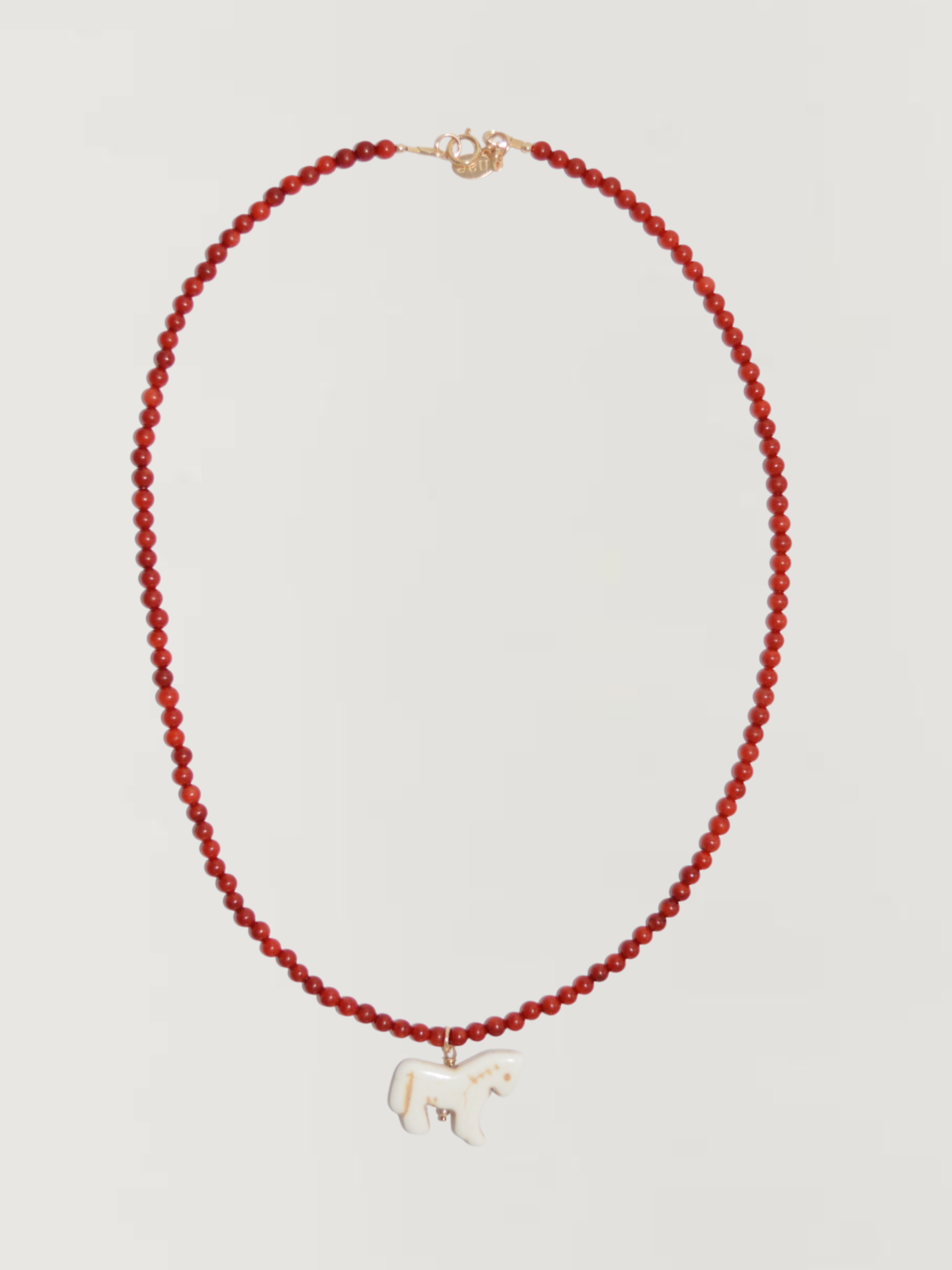 Coral Pony Necklace
