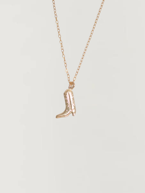 Cowboy Boot Necklace
