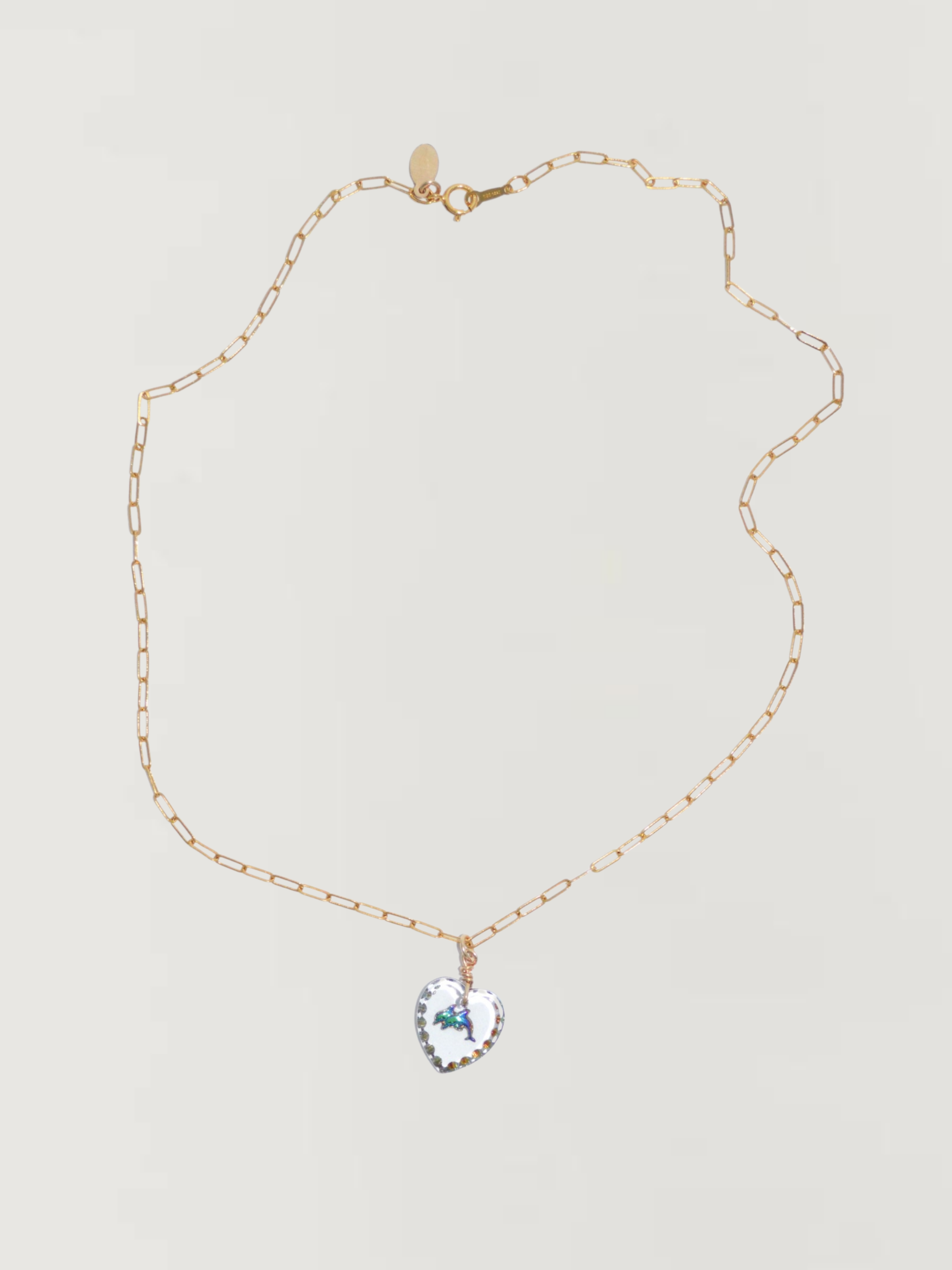 Crystal Dolphin Necklace