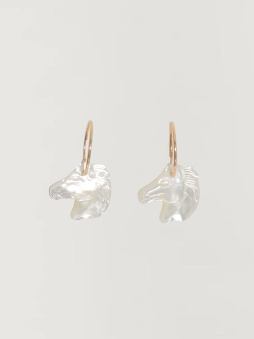 Pearly Pony Hoops