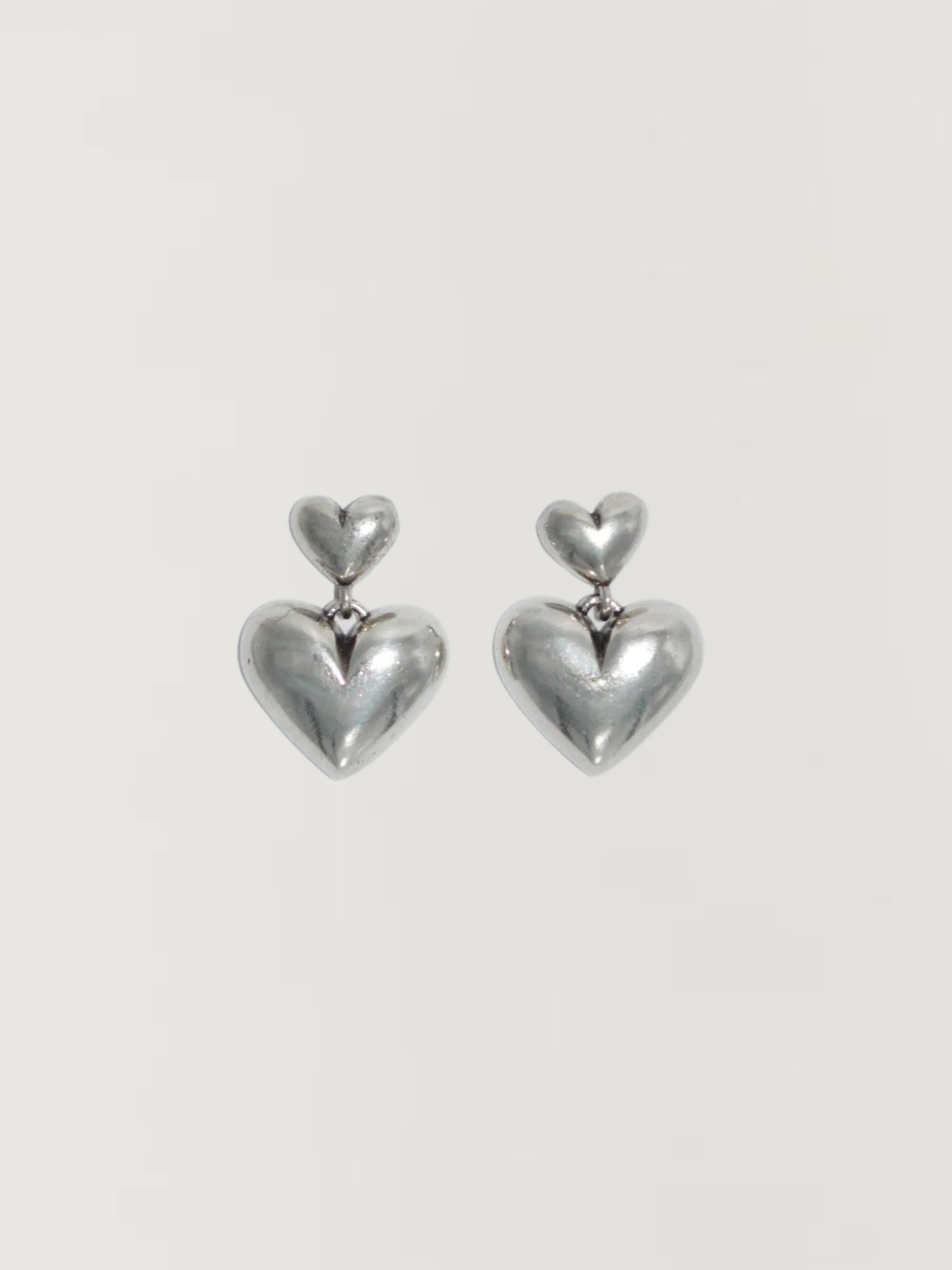 Silver Sweetheart Studs