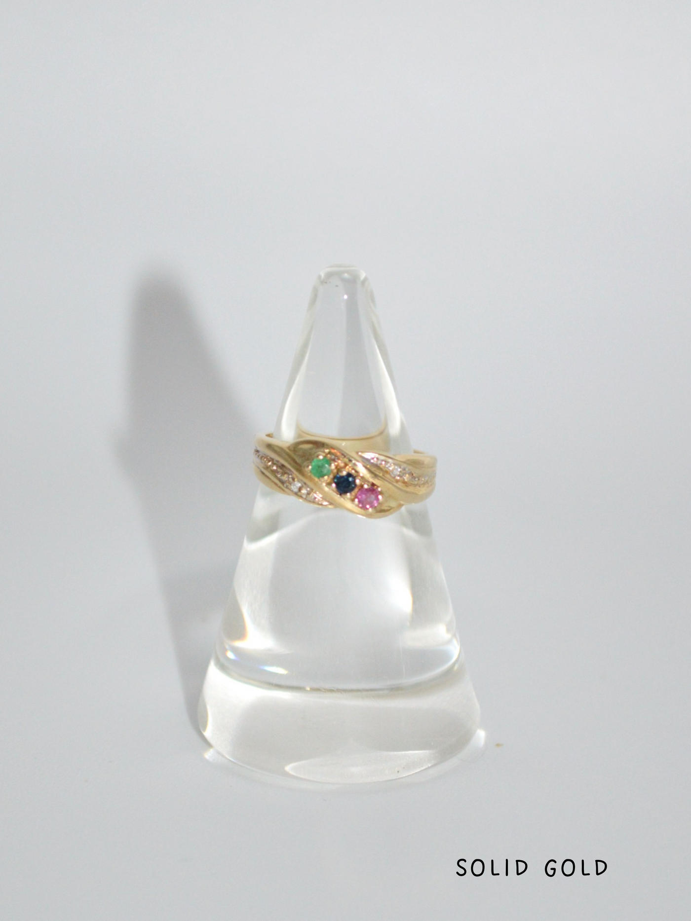 Gemstone Ring Vintage Gold