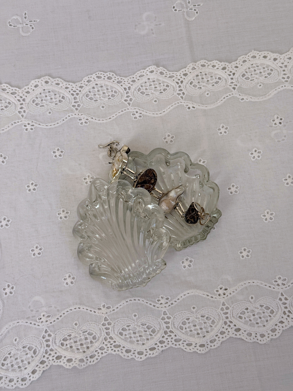 Crystal Shell Jewelry Box
