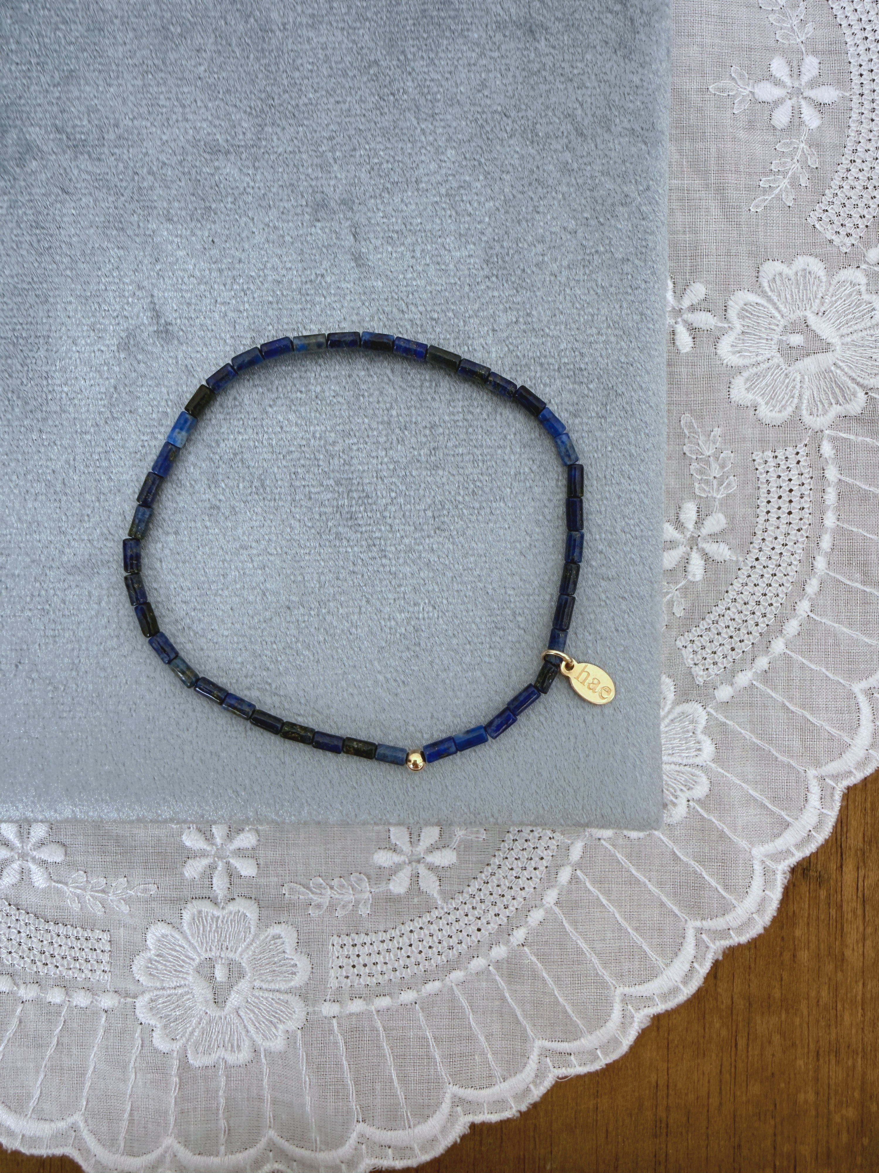 Dainty Lapislazuli Bracelet