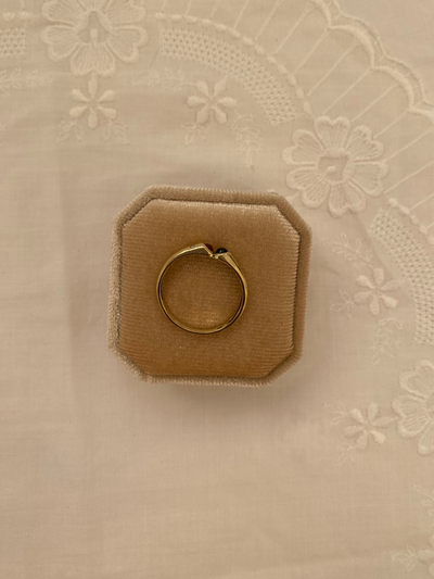 Toi et Moi Ring Vintage Gold