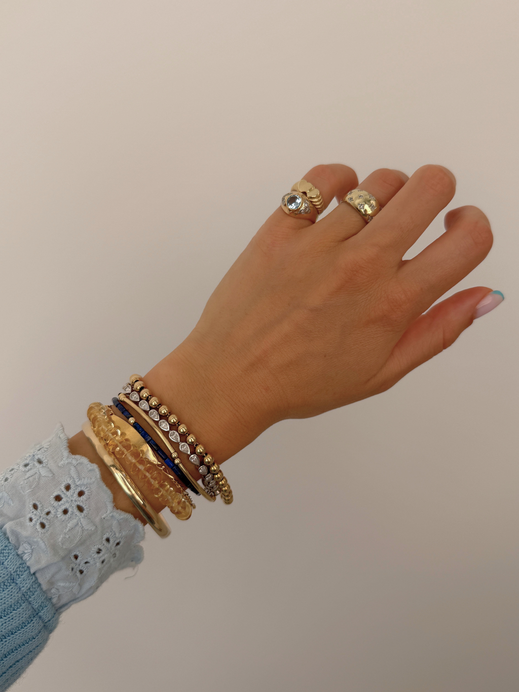 Dainty Lapislazuli Bracelet