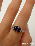 Vintage Gold Rings Size 59