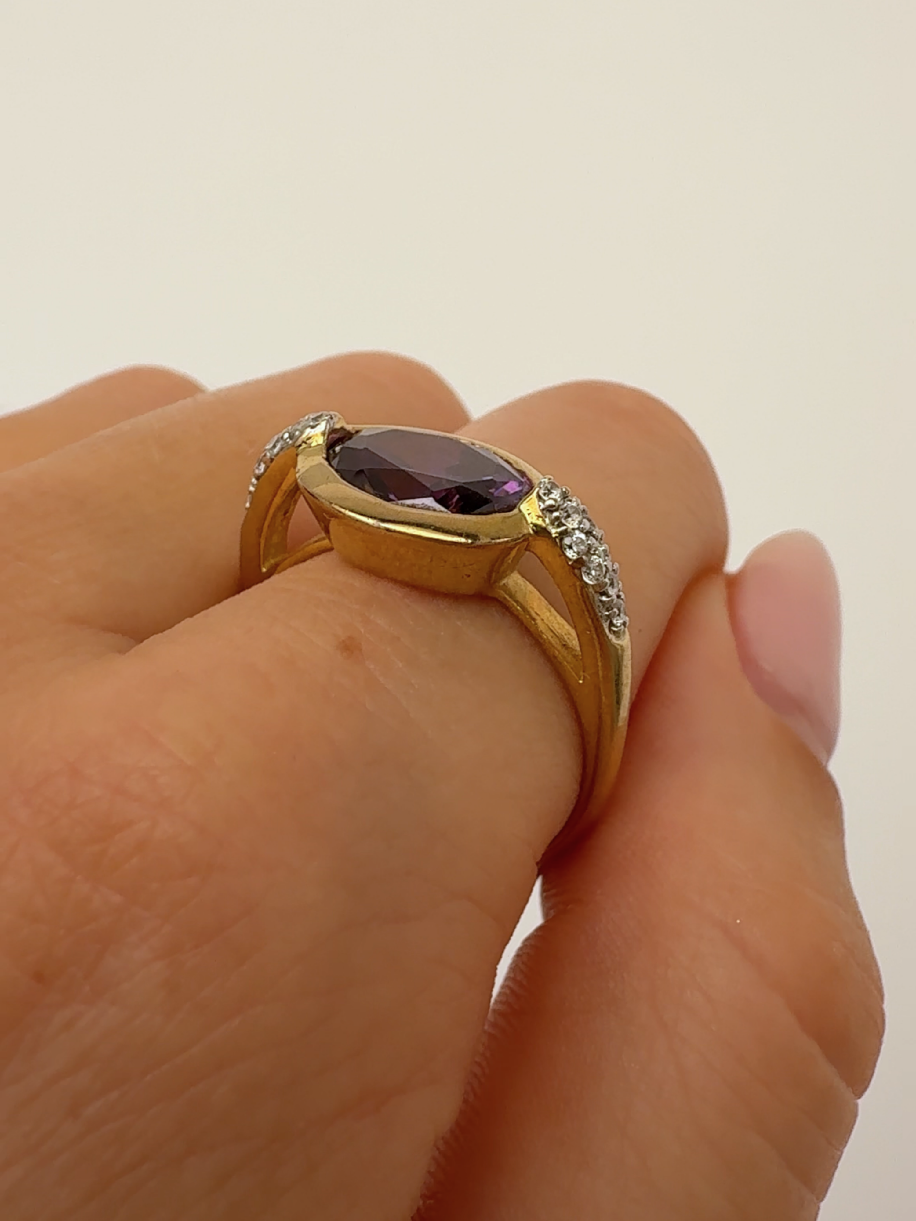 Vintage Gold Rings Size 59