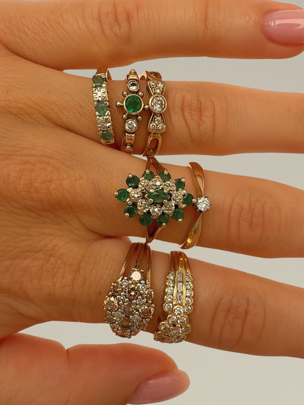 Emerald Bezel Ring