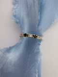 Sapphire Stacking Ring Vintage Gold