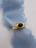 Sapphire Gypsy Ring Vintage Gold