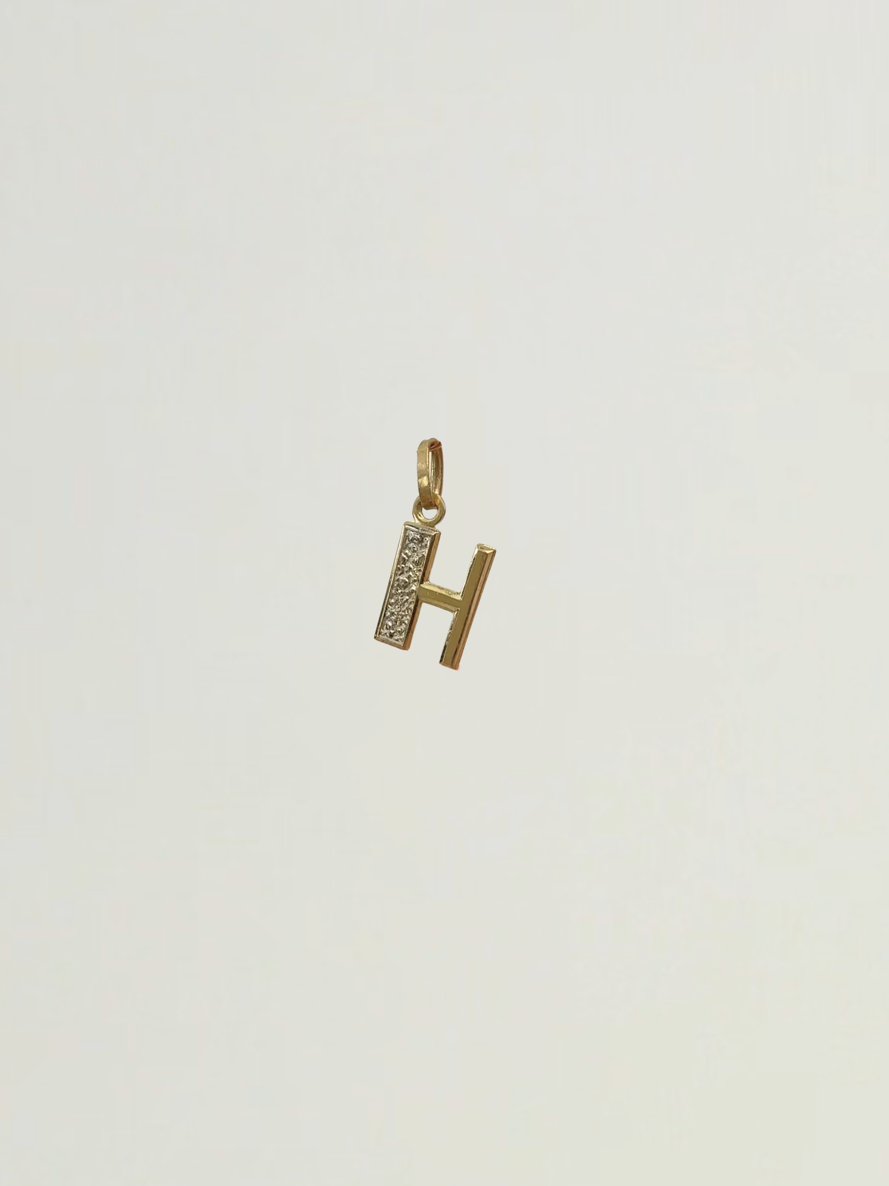 Initial Charms Vintage Gold