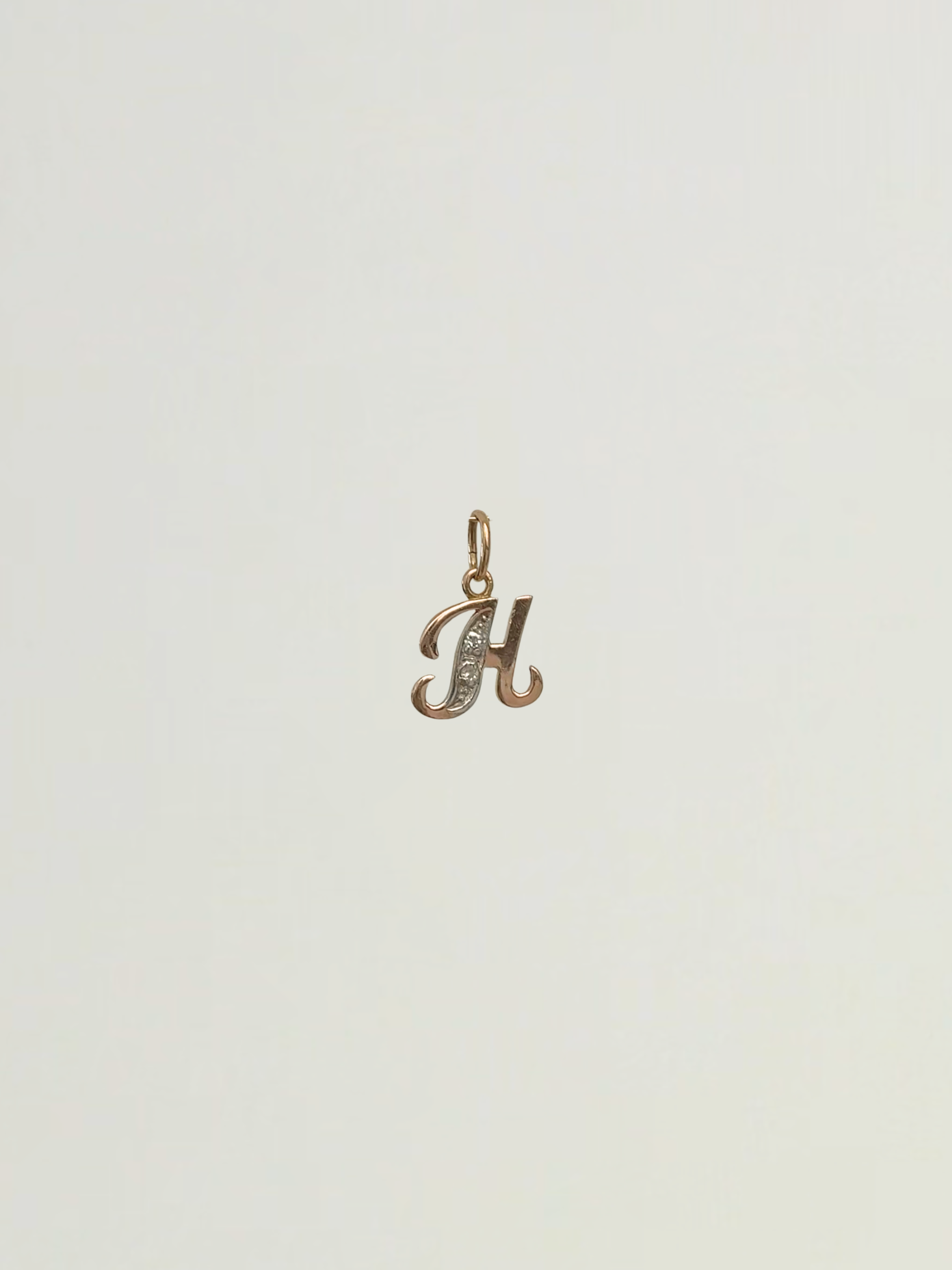 Initial Charms Vintage Gold