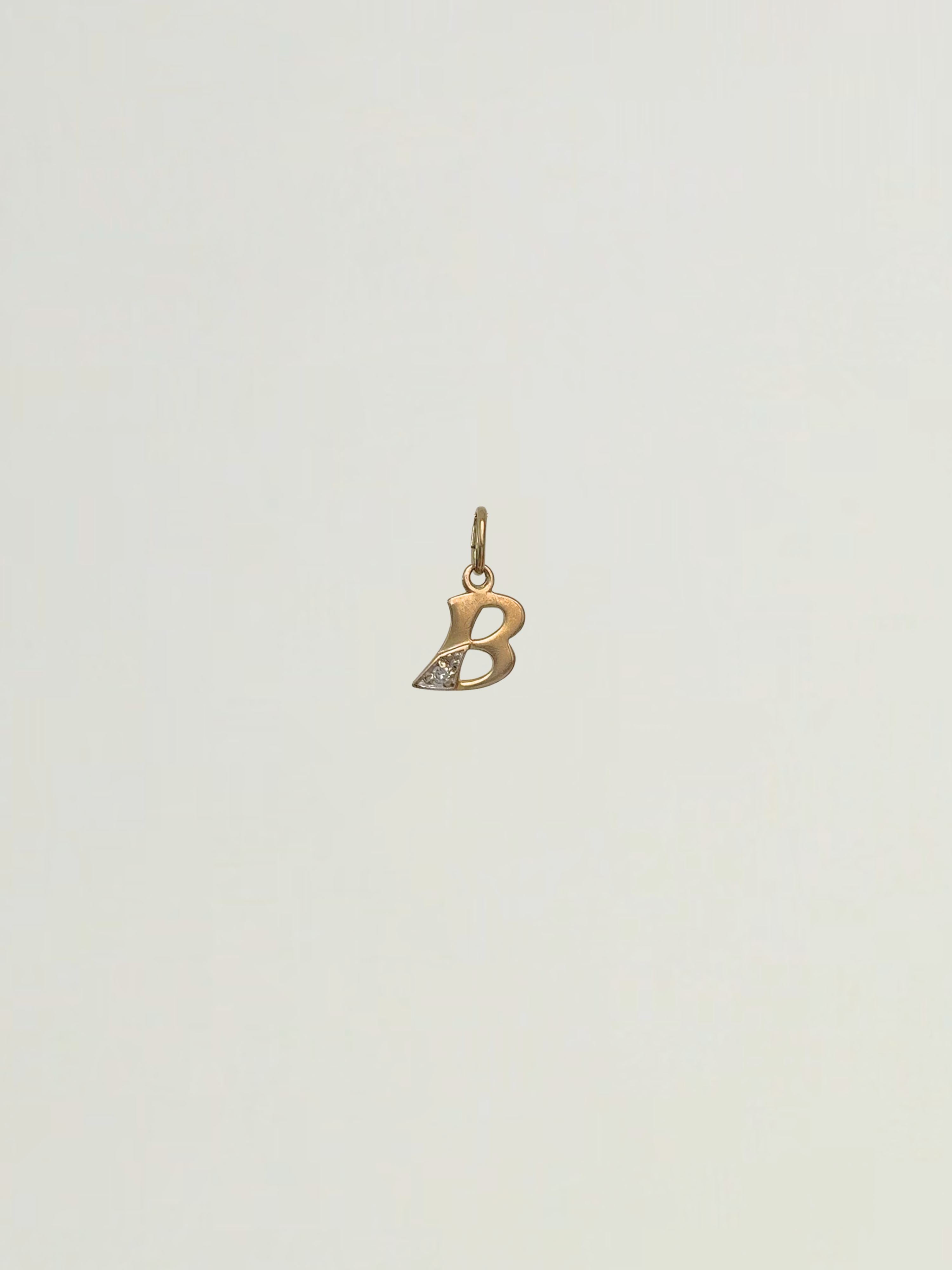 Initial Charms Vintage Gold
