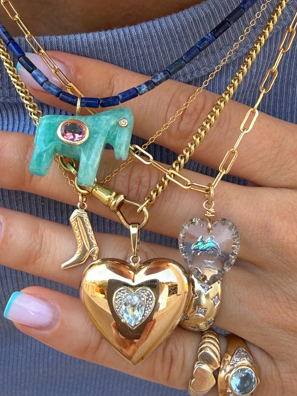 Crystal Dolphin Necklace