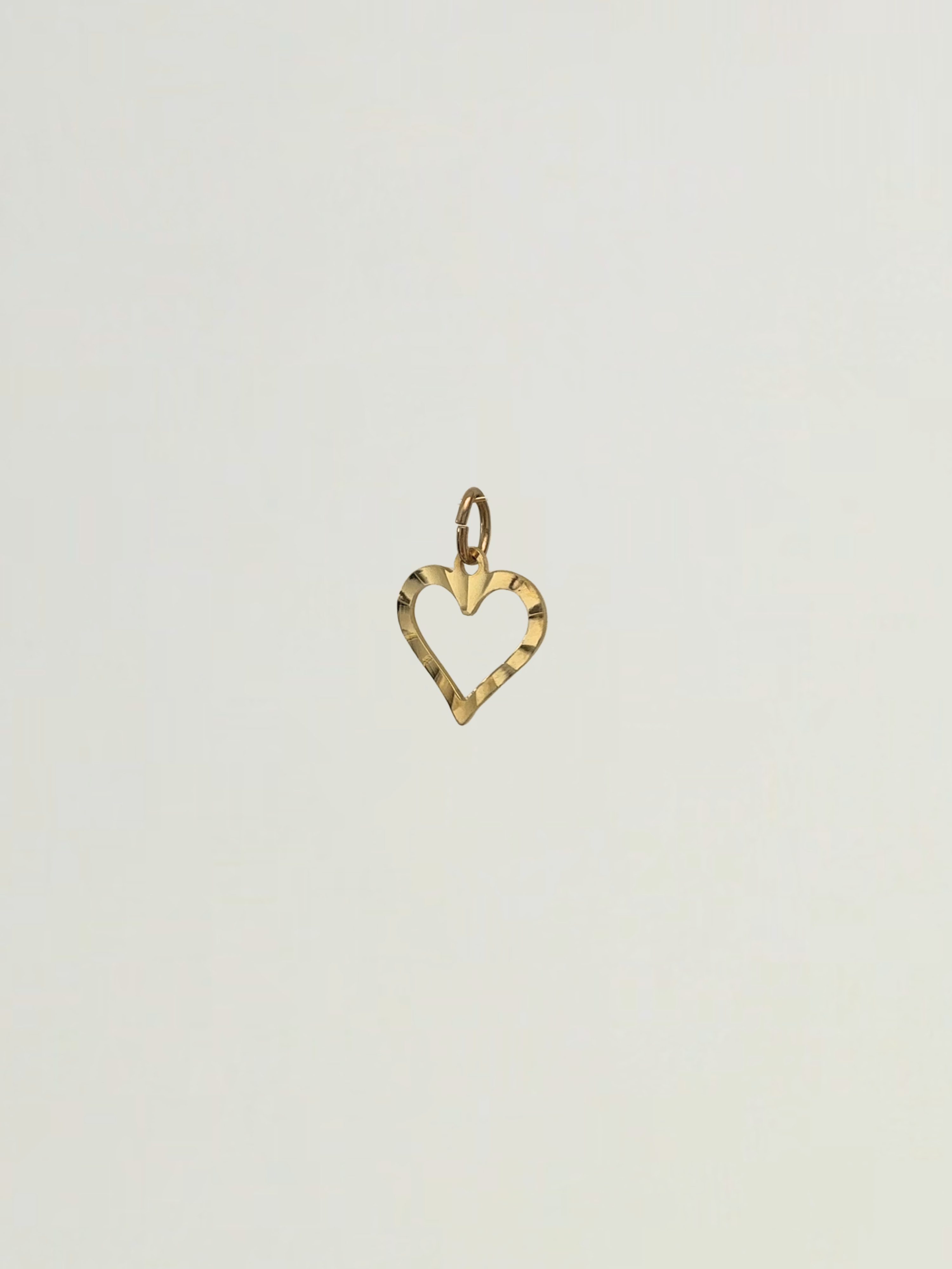 Heart Charms Vintage Gold