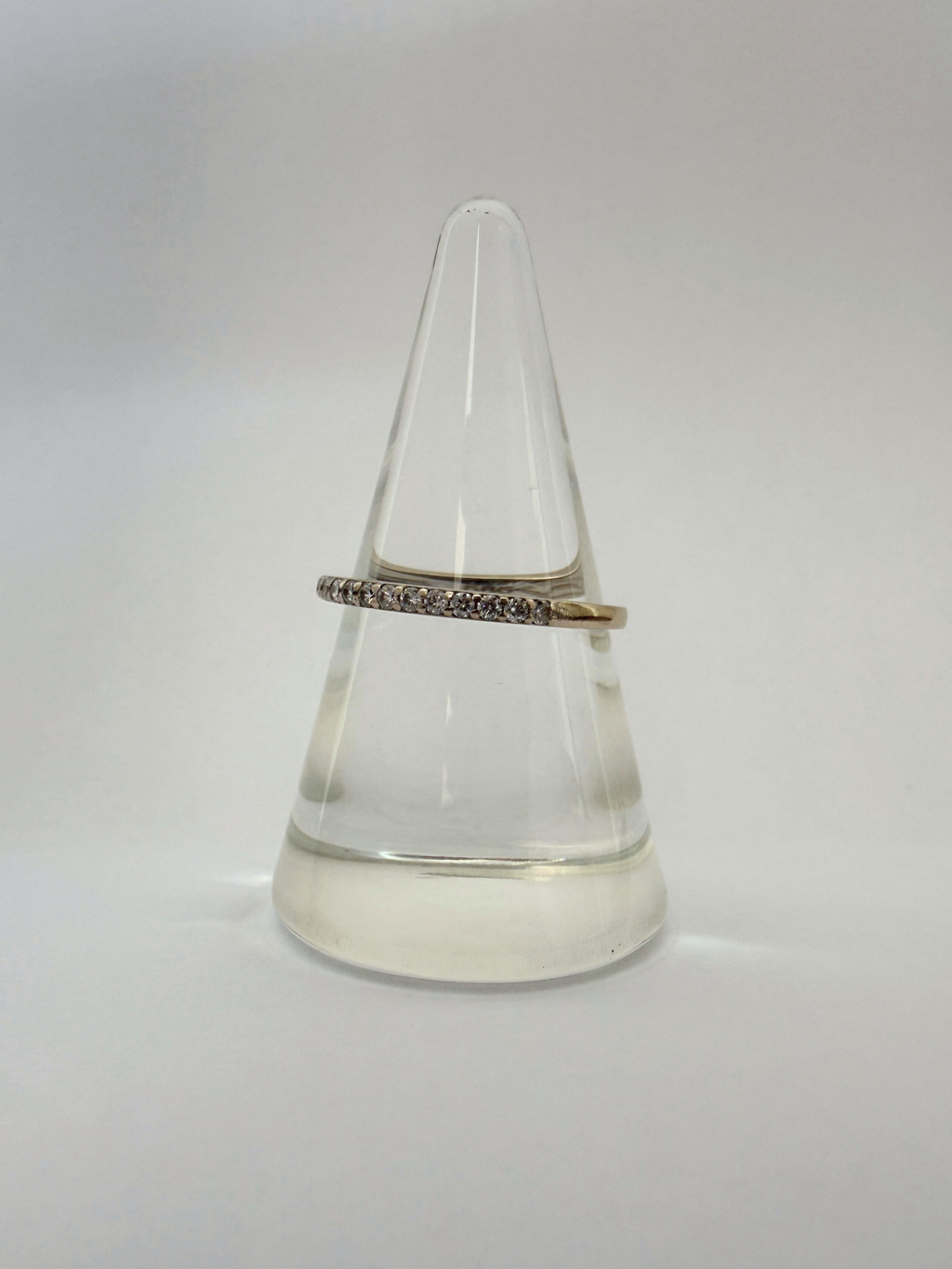 Memory Ring Vintage White Gold