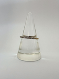 Memory Ring Vintage White Gold