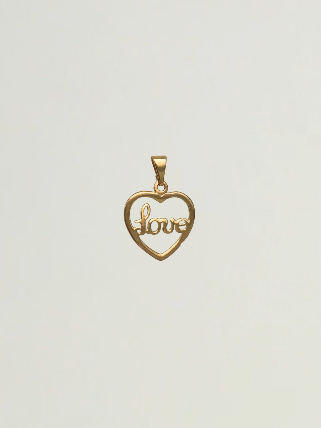 Heart Charms Vintage Gold
