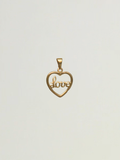 Heart Charms Vintage Gold