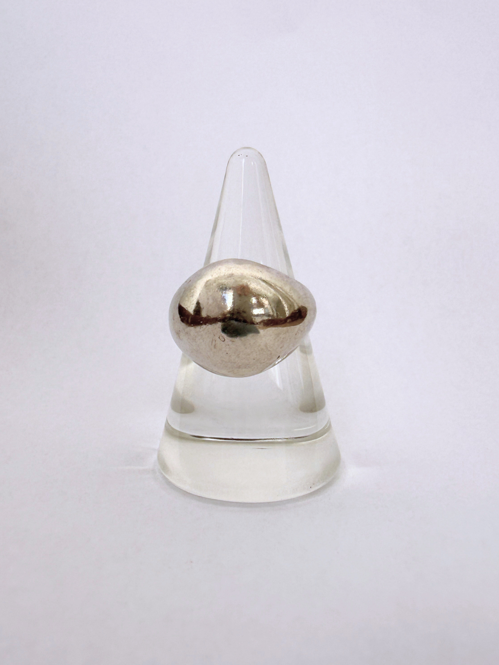 Dome Ring Vintage Silver
