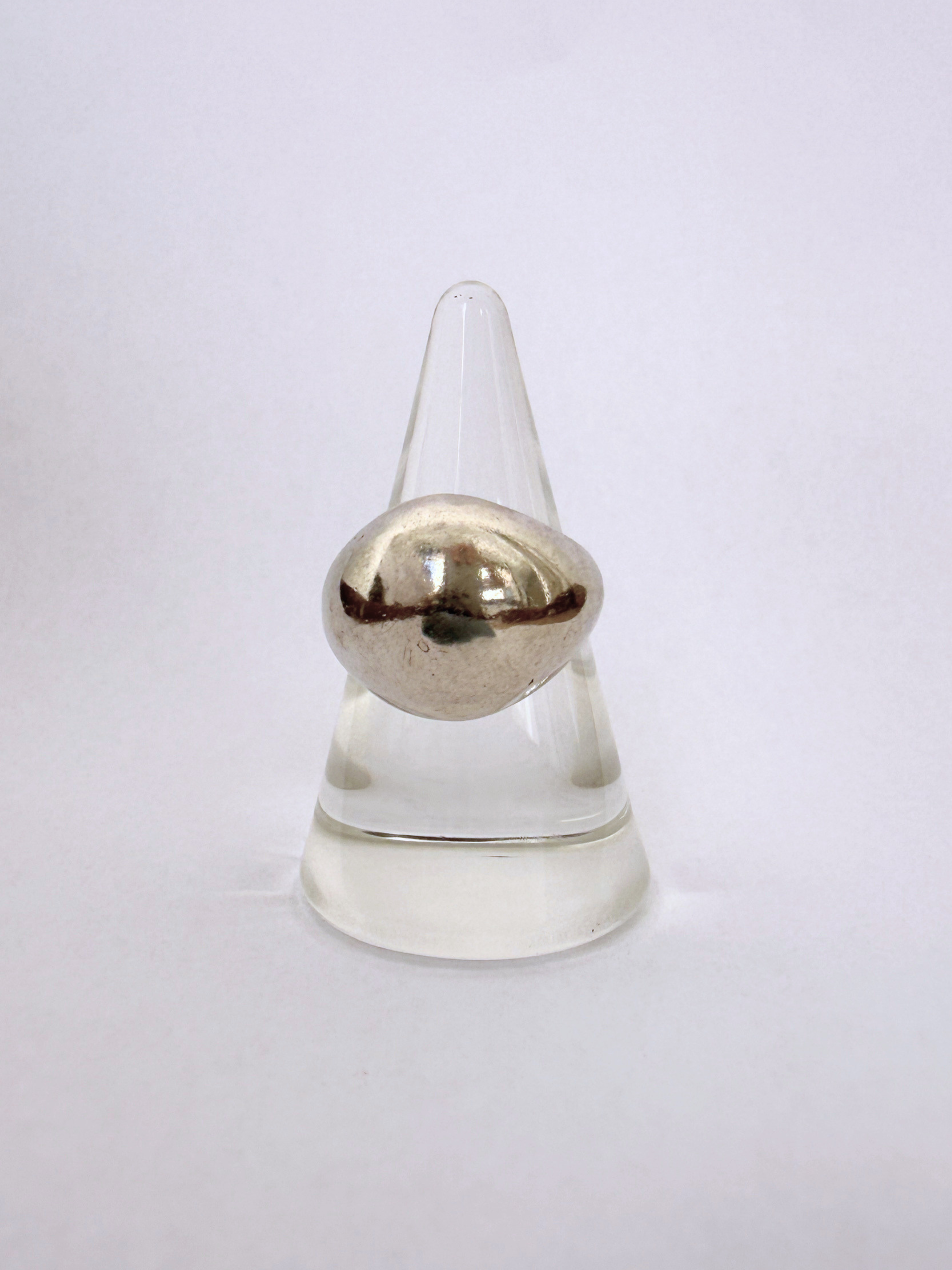 Dome Ring Vintage Silver
