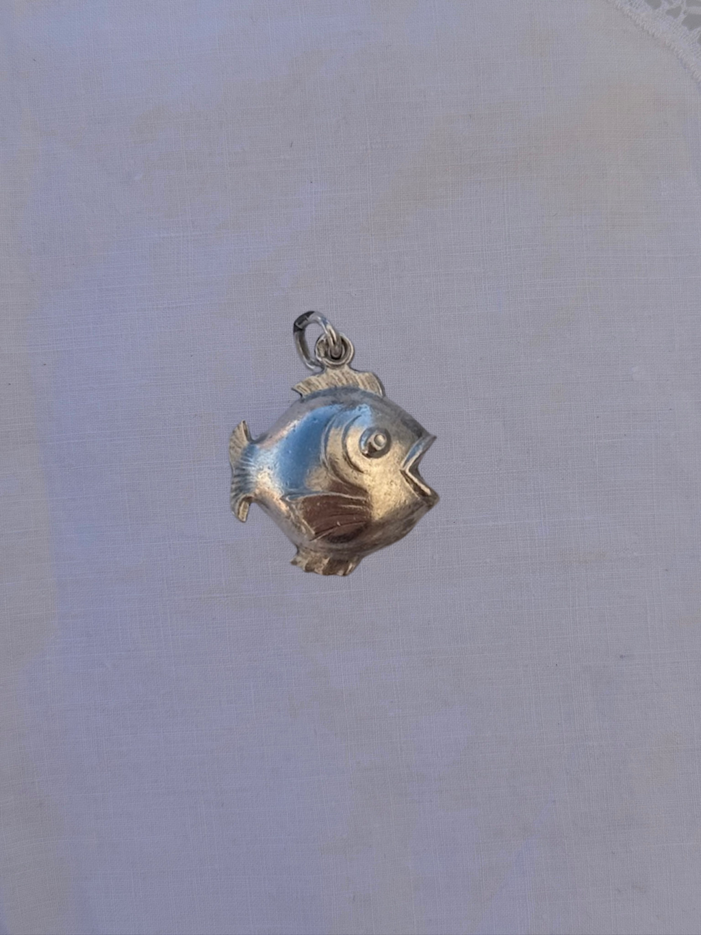 Fish Charms Vintage Silver