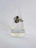Toi et Moi Swirl Ring Vintage White Gold