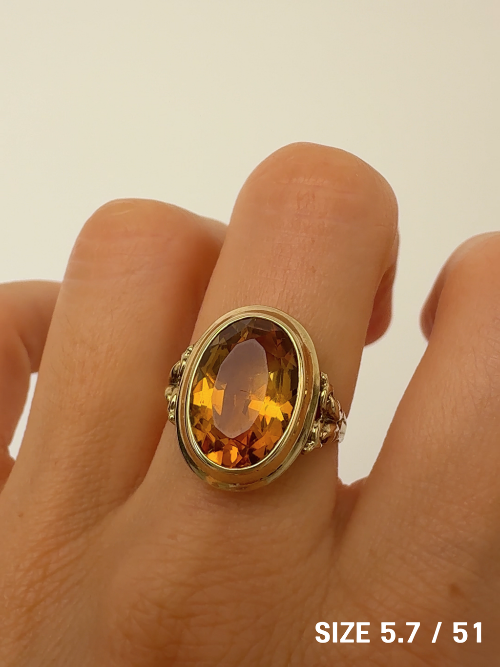 Vintage Gold Rings Size 51