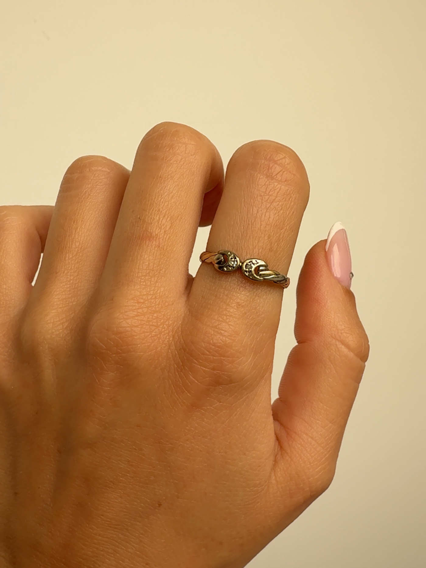 Gold Trio Ring Vintage Gold