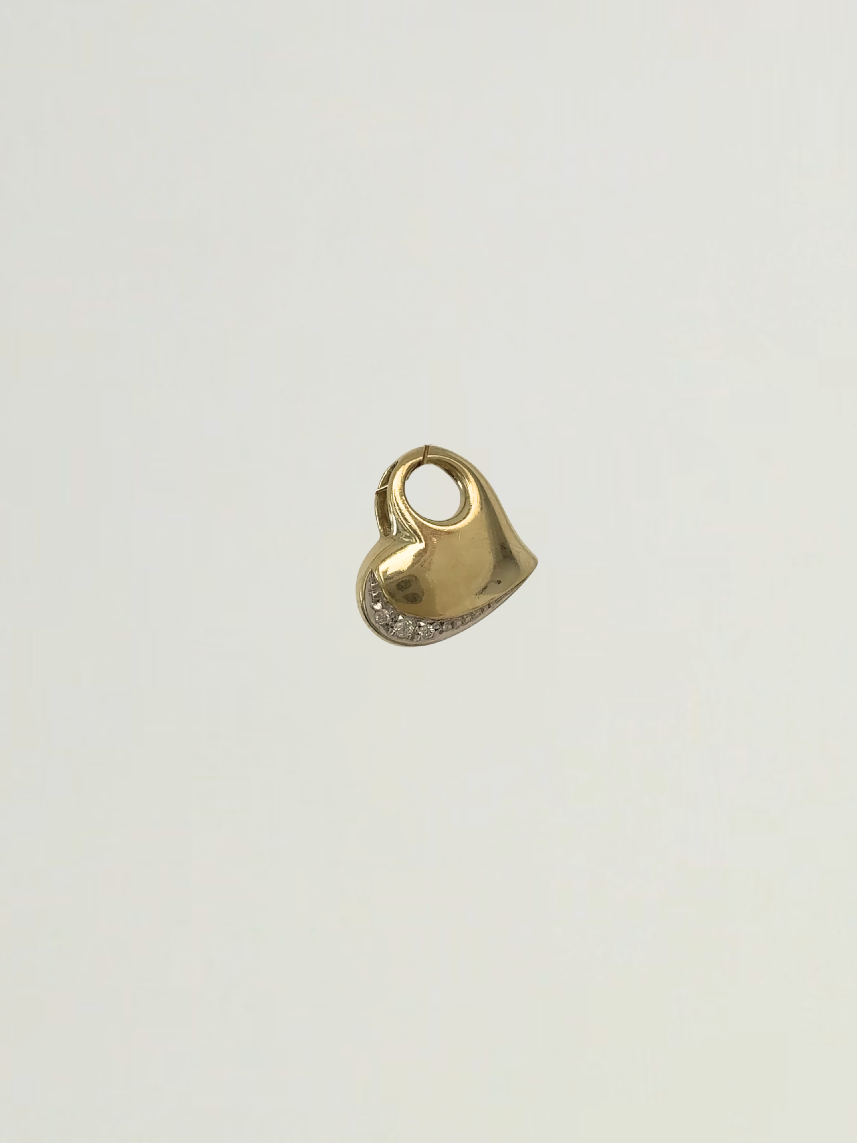 Heart Charms Vintage Gold