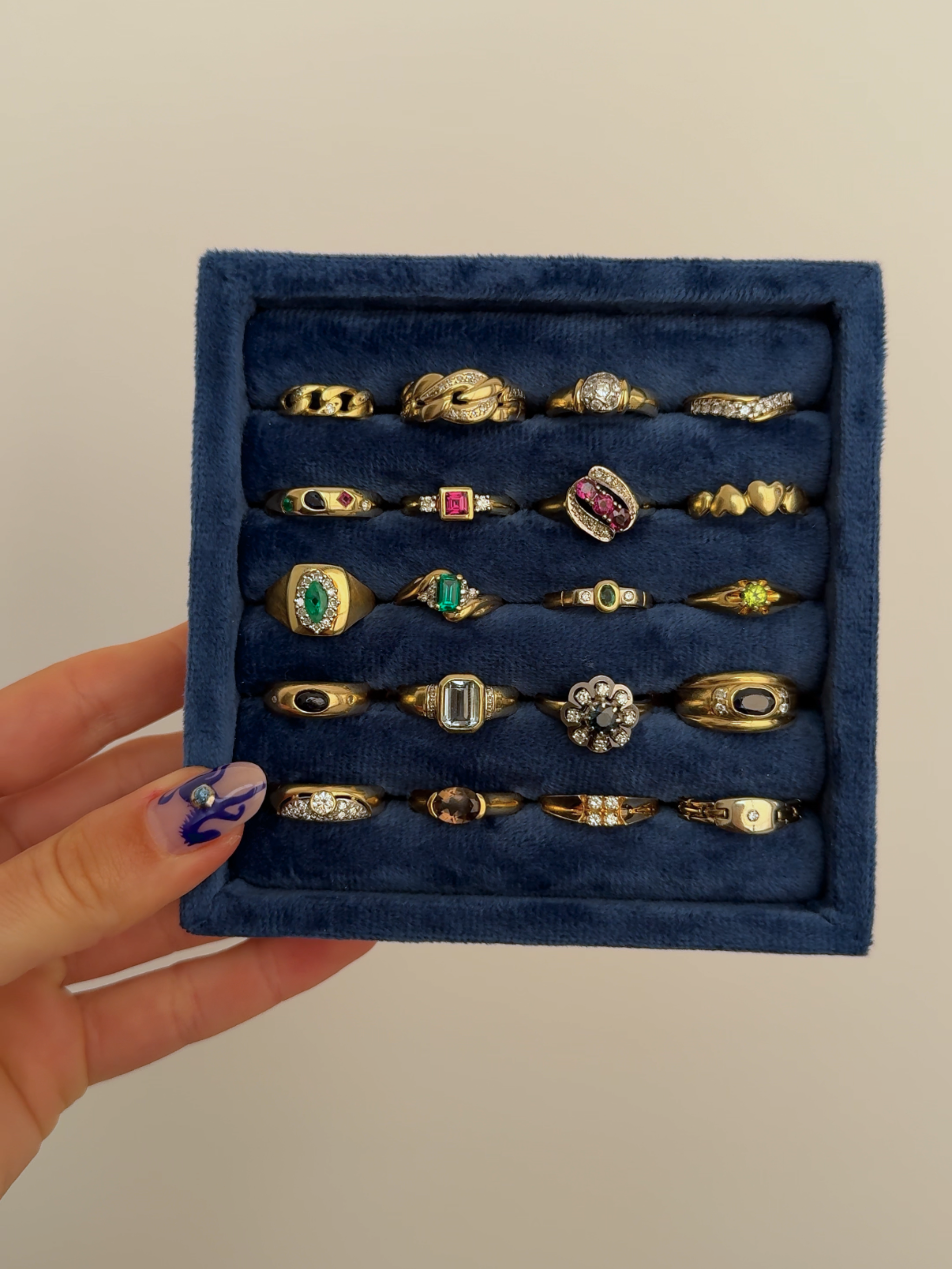 Peridot Ring 14k Vintage Gold