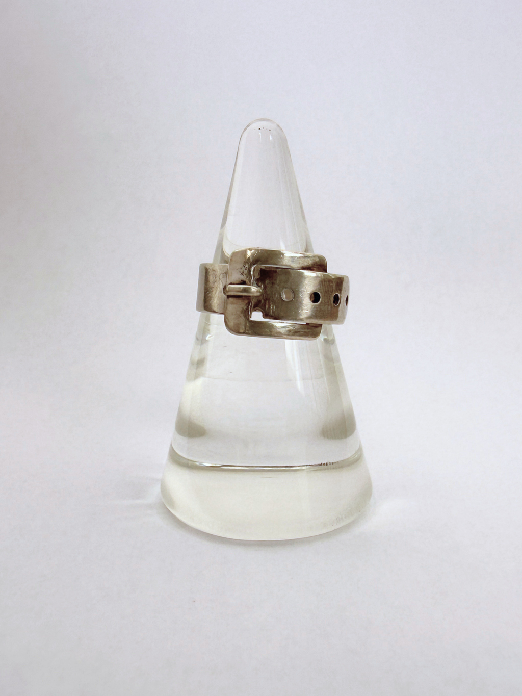 Buckle Ring Vintage Silver