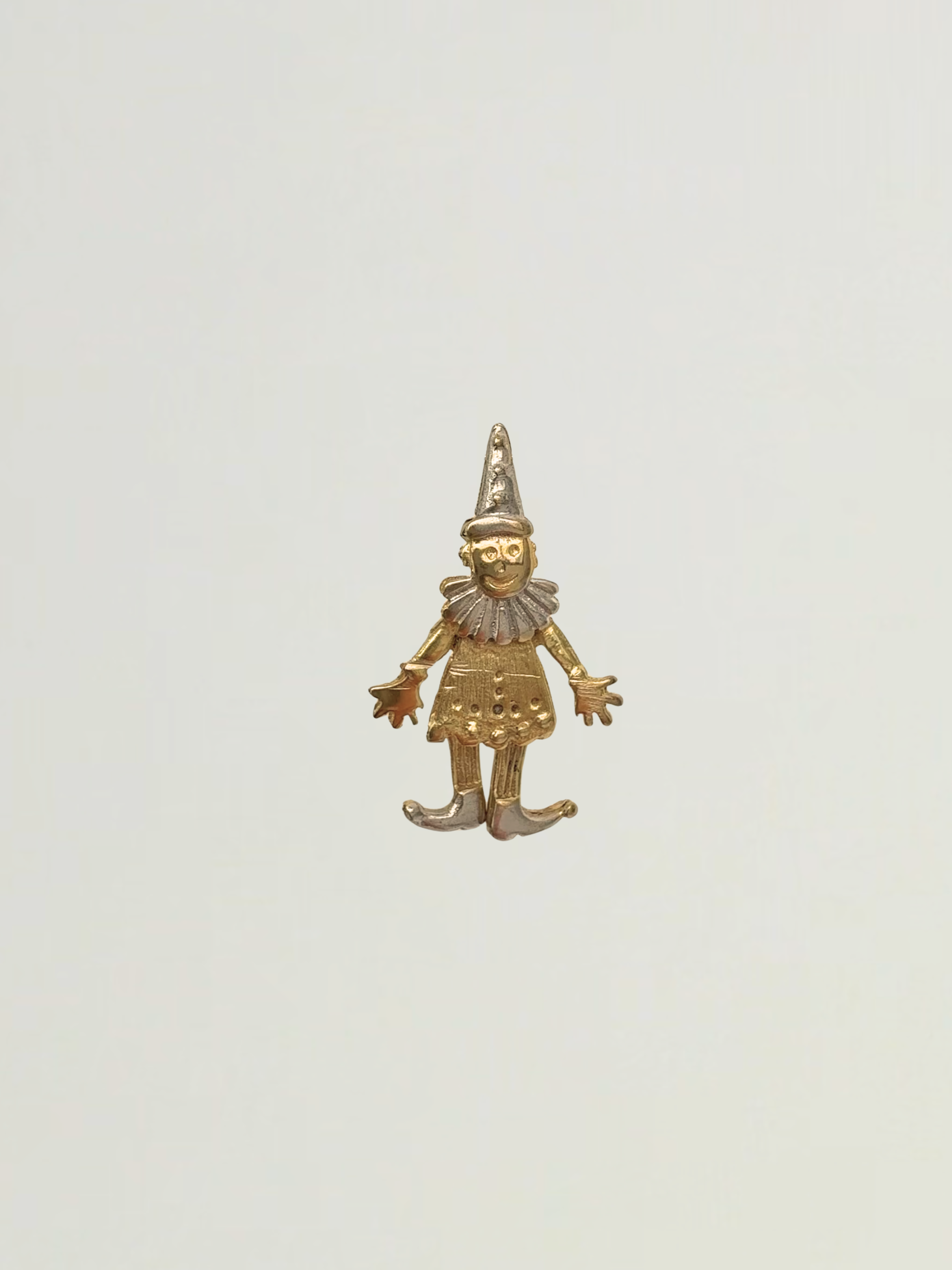 Clown Charms Vintage Gold