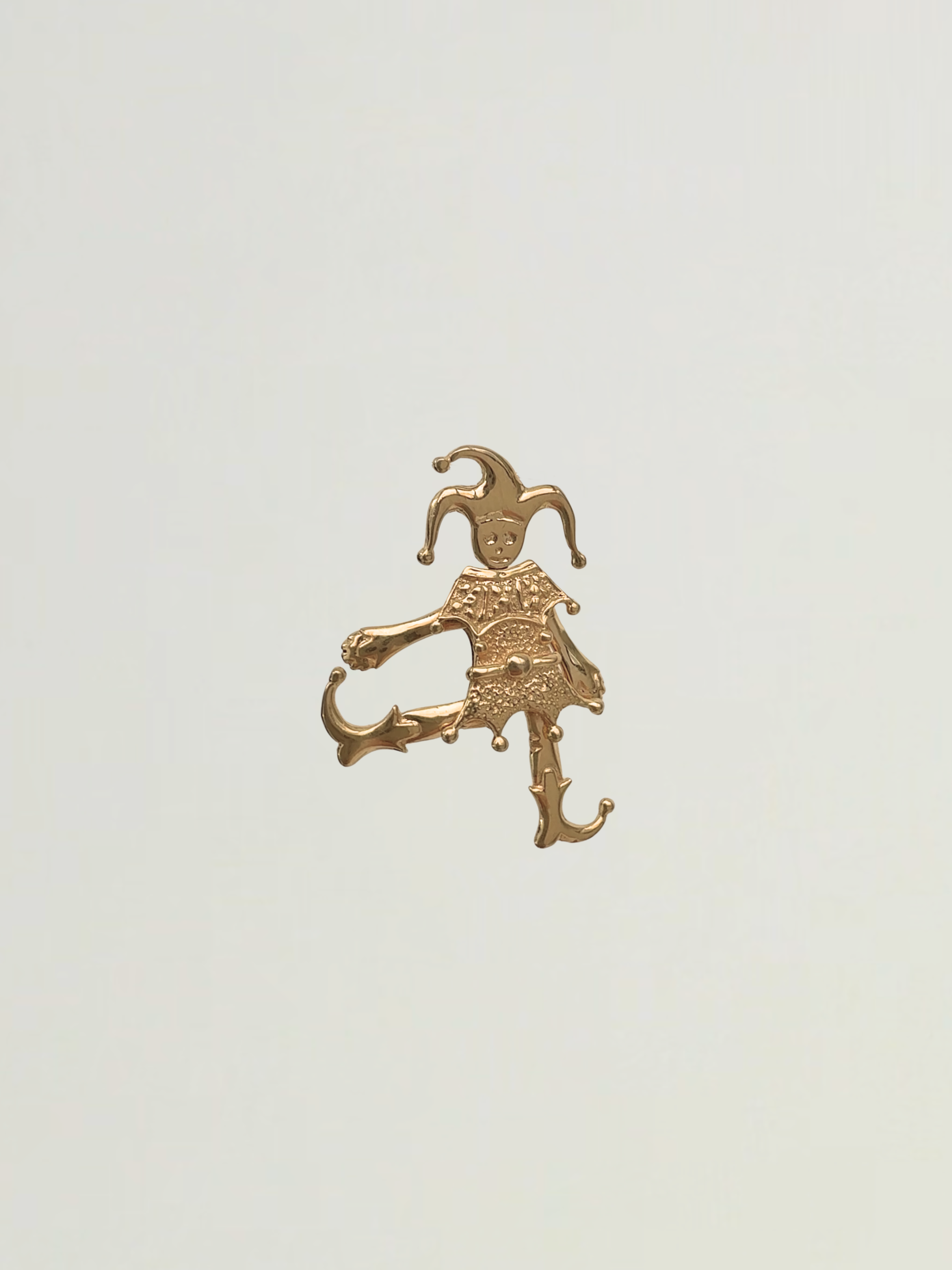 Clown Charms Vintage Gold