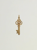Key Charms Vintage Gold