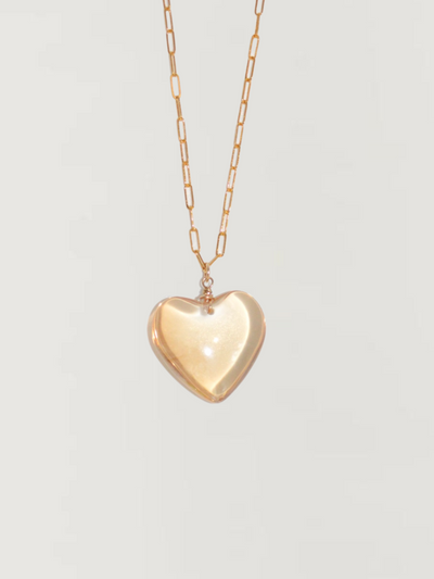 Puffy Heart Necklace Cowgirl