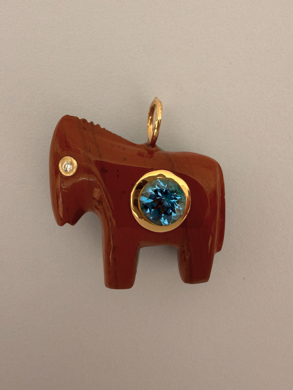 Horse Talisman Charm Jasper