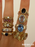 Vintage Gold Rings Size 53