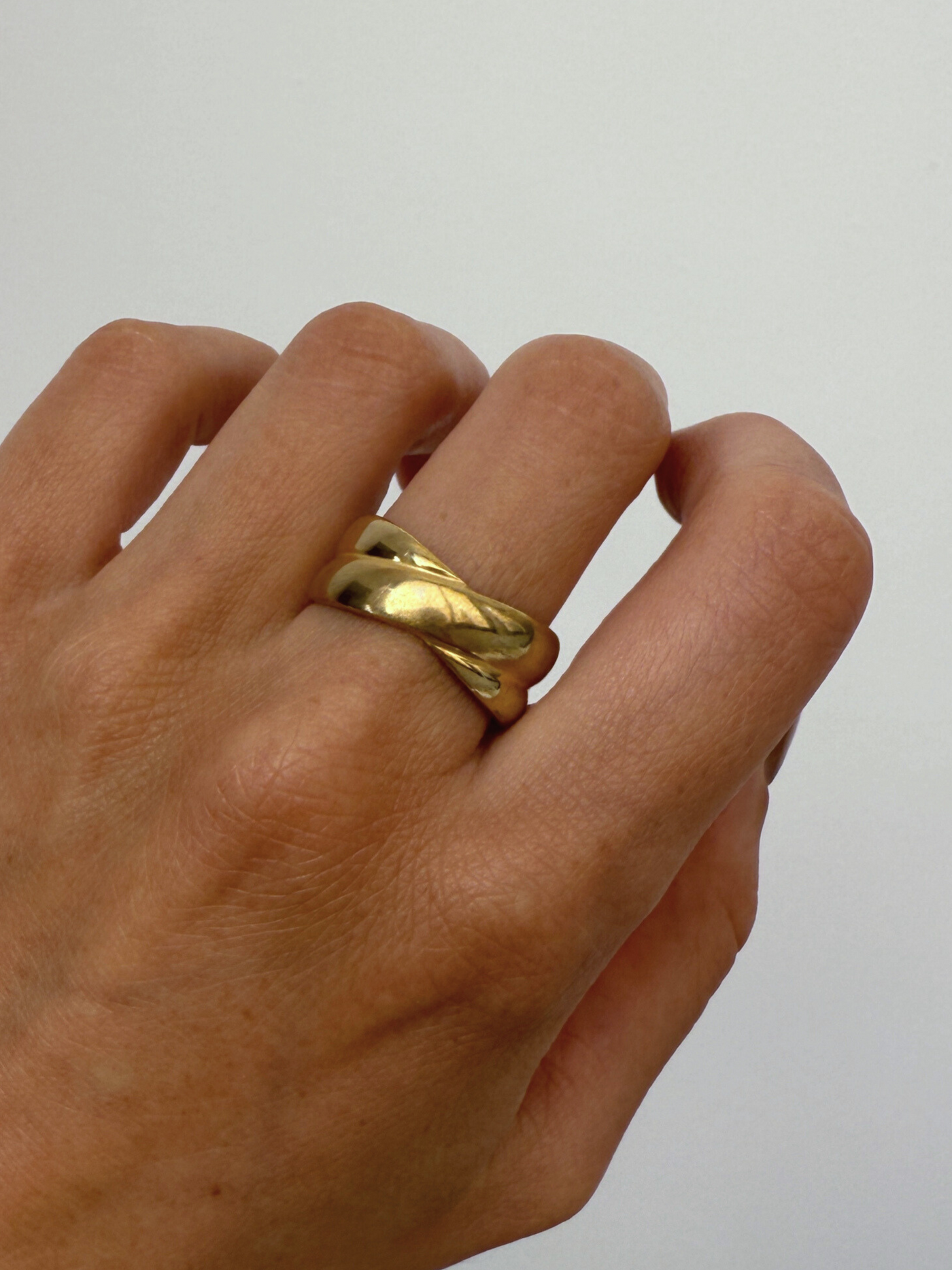 Double Band Vintage Gold
