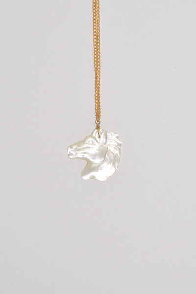 Pearly Pony Necklace
