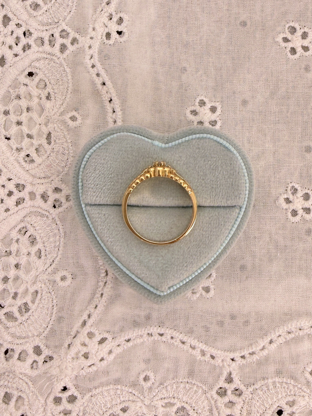 Diamond Flower Ring